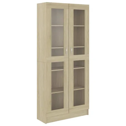Vitrina boja hrasta 82,5 x 30,5 x 185 cm konstruirano drvo - sonoma hrast 1 185 cm sonoma hrast Cijena
