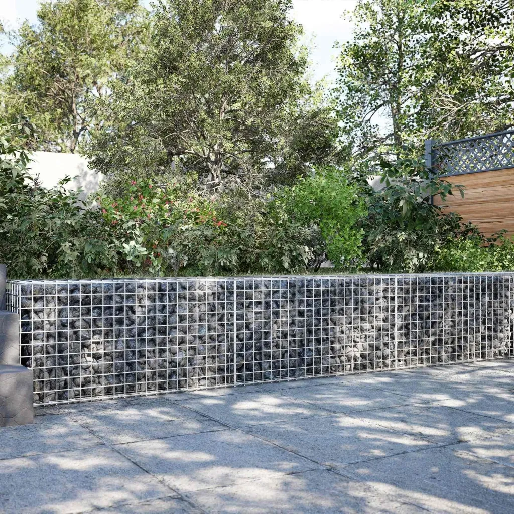 Gabion s žicom debljine 5 mm i mrežom 5x5 cm 300x10x50 cm - 10 cm 50 cm 300 cm