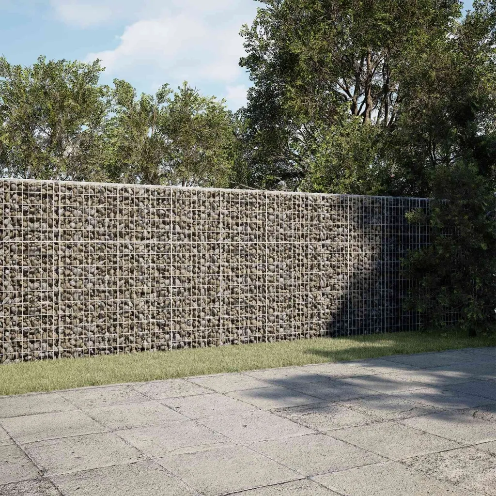 Gabion s žicom debljine 5 mm i mrežom 5x10 cm 400x10x150 cm - 10 cm 150 cm 400 cm