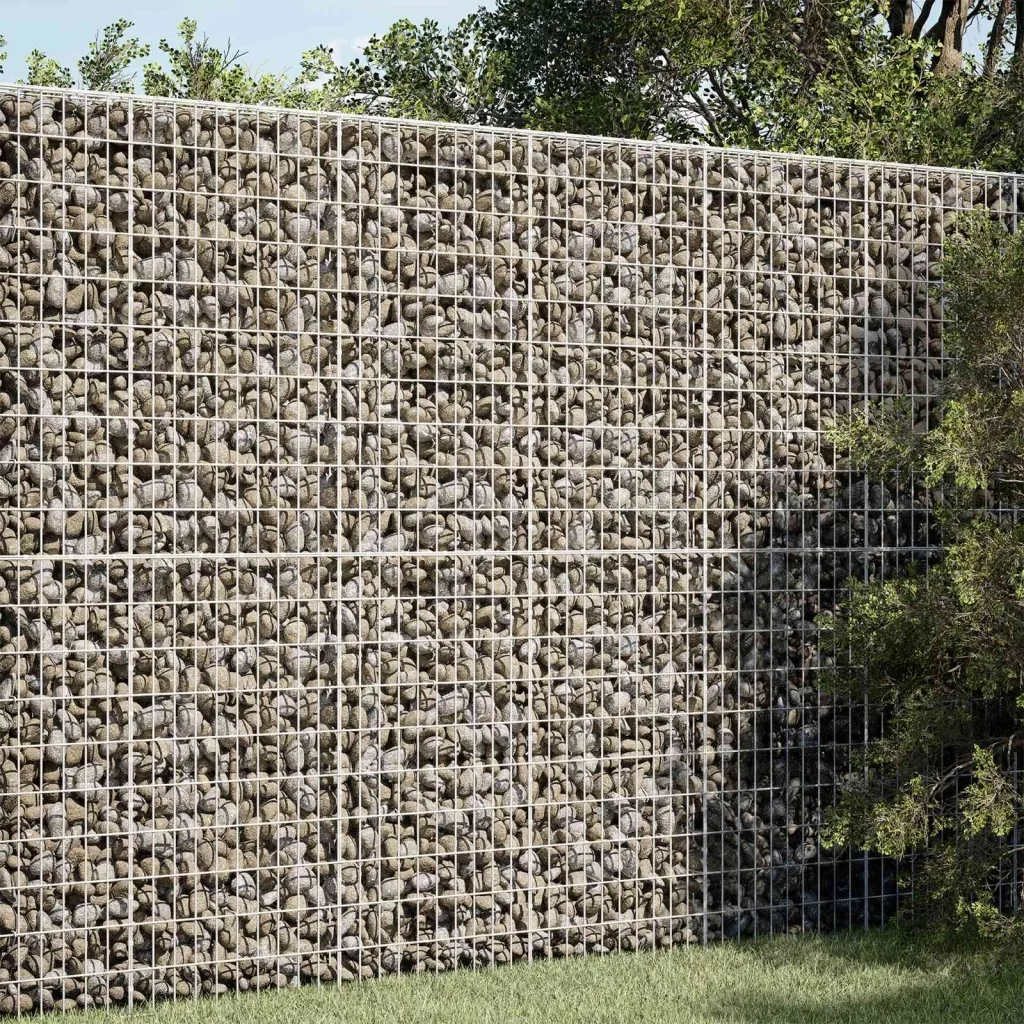 Gabion s žicom debljine 5 mm i mrežom 5x10 cm 100x20x200 cm - 20 cm 200 cm 100 cm