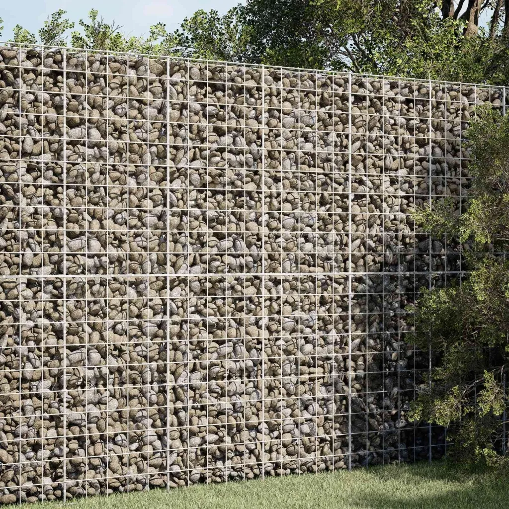 Gabion s žicom debljine 5 mm i mrežom 10x10 cm 100x10x200 cm - 10 cm 200 cm 100 cm