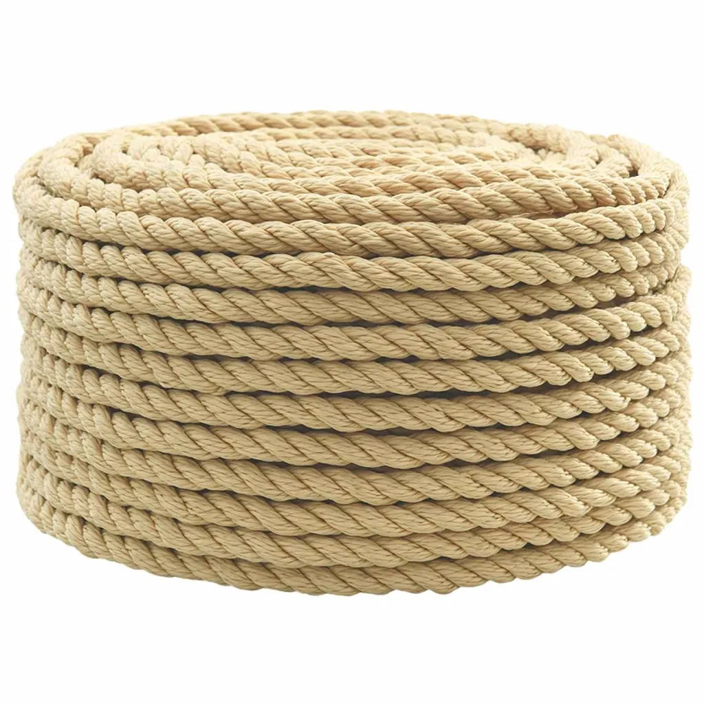 Višenamjensko pomoćno uže 14 mm 100 m Prirodna PP - Prirodna 14 mm 100 m