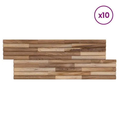 Zidna Ploča 10 kom. Prirodna 55 x 20 x 2 cm - Prirodna Cijena