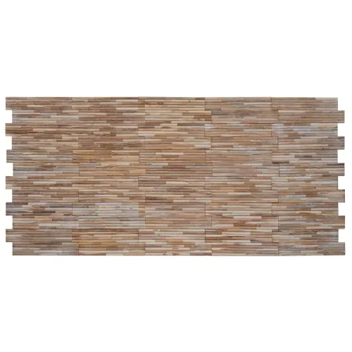 Zidna Ploča 10 kom. Prirodna 55 x 20 x 2 cm - Bijela Cijena