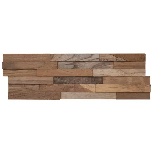 Zidne panele 10 kom. Prirodna 56 x 18 x 2 cm Čvrsto teak drvo Cijena