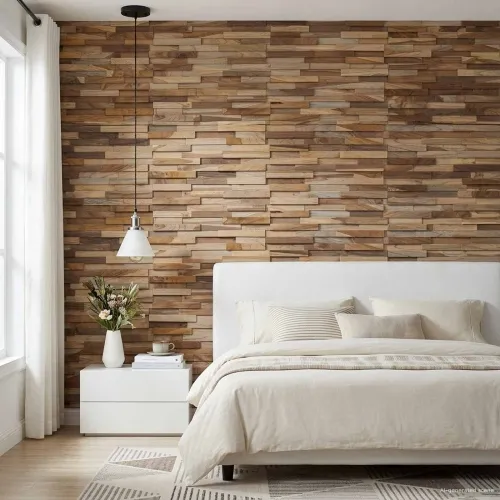 Zidne panele 10 kom. Prirodna 56 x 18 x 2 cm Čvrsto teak drvo Cijena