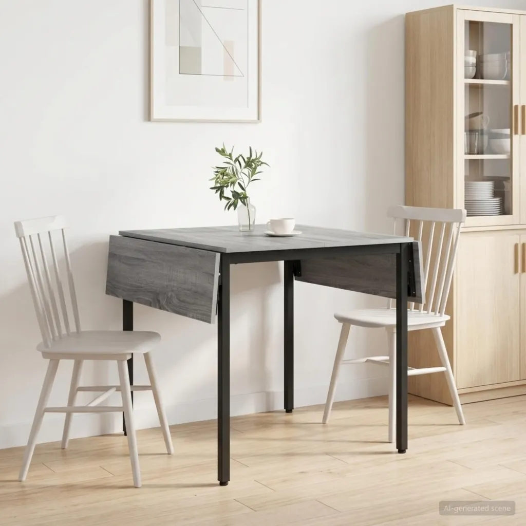 Produživi blagovaonski stol 120 x 81 5 x 75 cm Siva Sonoma - Siva Sonoma