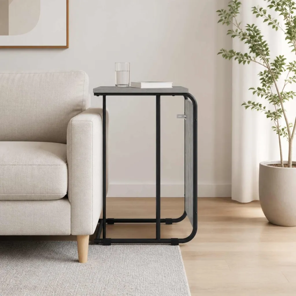 Bocni stol Siva Sonoma 40 x 31 x 55 cm Konstruirano drvo - Siva Sonoma