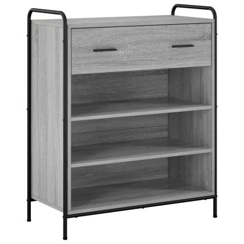 Ormar za cipele 76 x 36,5 x 93 cm Konstruirano drvo Siva Sonoma - Siva Sonoma 76 x 36,5 x 93 cm 1 ladica i 3 police Cijena