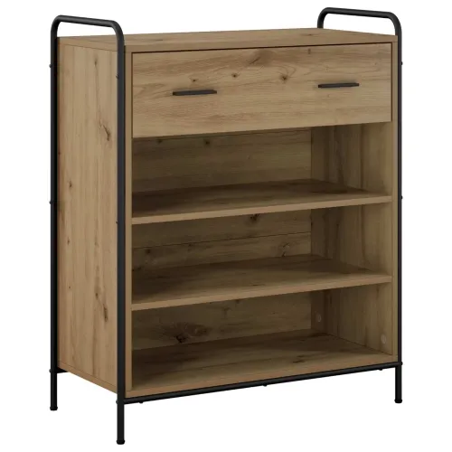 Ormar za cipele 76 x 36,5 x 93 cm Konstruirano drvo - Hrast artisan 76 x 36,5 x 93 cm 1 ladica i 3 police Cijena