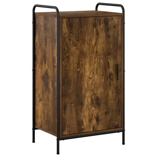 Ormar za cipele 51 x 36,5 x 93 cm Konstruirano drvo - Dimljeni hrast 51 x 36,5 x 93 cm 4 etaže s vratima Cijena