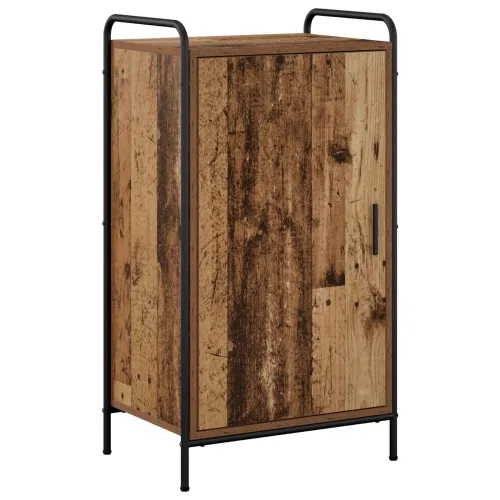 Ormar za cipele 51 x 36,5 x 93 cm Konstruirano drvo Staro drvo - Staro drvo 51 x 36,5 x 93 cm 4 etaže s vratima Cijena