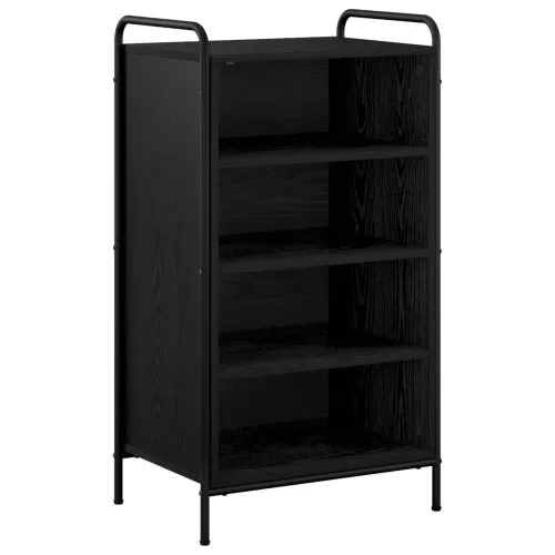 Ormar za cipele 51 x 36,5 x 93 cm Konstruirano drvo Crni hrast - Crni hrast 51 x 36,5 x 93 cm 4 police bez vrata Cijena