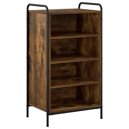 Ormar za cipele 51 x 36,5 x 93 cm Konstruirano drvo - Dimljeni hrast 51 x 36,5 x 93 cm 4 police bez vrata Cijena