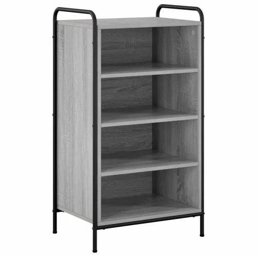 Ormar za cipele 51 x 36,5 x 93 cm Konstruirano drvo Siva Sonoma - Siva Sonoma 51 x 36,5 x 93 cm 4 police bez vrata Cijena
