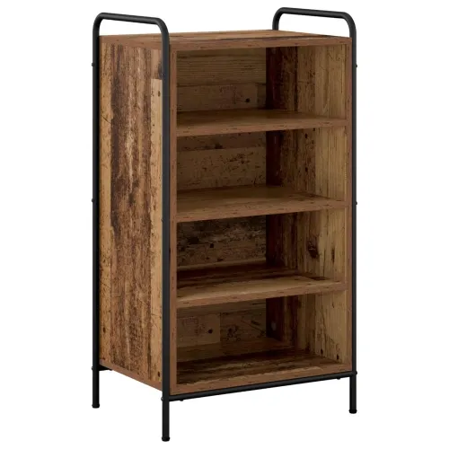 Ormar za cipele 51 x 36,5 x 93 cm Konstruirano drvo Staro drvo - Staro drvo 51 x 36,5 x 93 cm 4 police bez vrata Cijena