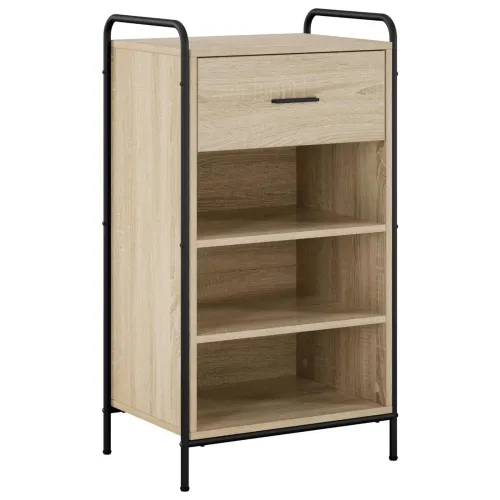 Ormar za cipele 51 x 36,5 x 93 cm Konstruirano drvo - Hrast sonoma 51 x 36,5 x 93 cm 1 ladica i 3 police Cijena