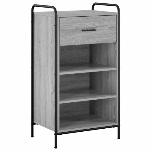 Ormar za cipele 51 x 36,5 x 93 cm Konstruirano drvo Siva Sonoma - Siva Sonoma 51 x 36,5 x 93 cm 1 ladica i 3 police Cijena