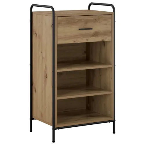 Ormar za cipele 51 x 36,5 x 93 cm Konstruirano drvo - Hrast artisan 51 x 36,5 x 93 cm 1 ladica i 3 police Cijena