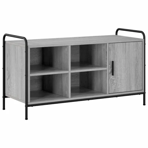 Ormar za cipele 100 x 39,5 x 55,5 cm Konstruirano drvo - Siva Sonoma Cijena