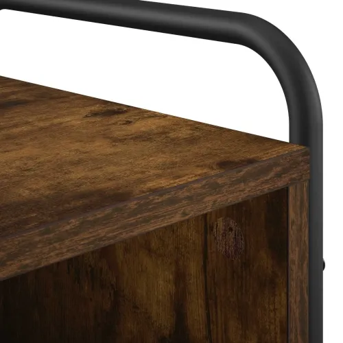 Ormar za cipele 85 x 39,5 x 75 cm Konstruirano drvo - Dimljeni hrast Cijena