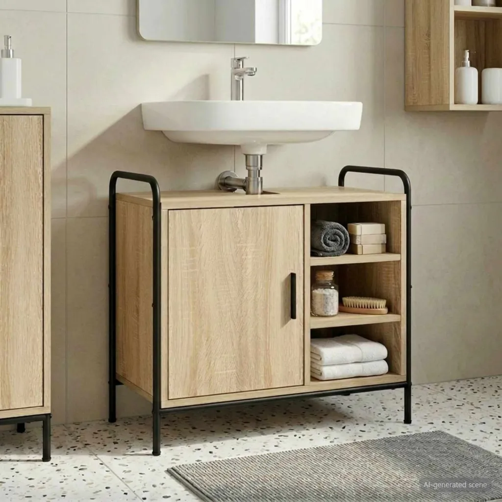 Kupaonski ormar Hrast sonoma 65 5 x 34 x 61 cm - Hrast sonoma