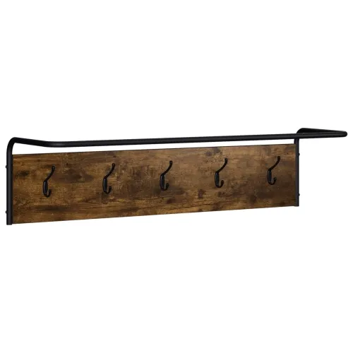 Vješalica za kapute Zidne Dimljeni hrast 100 x 30 x 25 cm - Dimljeni hrast 100 x 30 x 25 cm Cijena