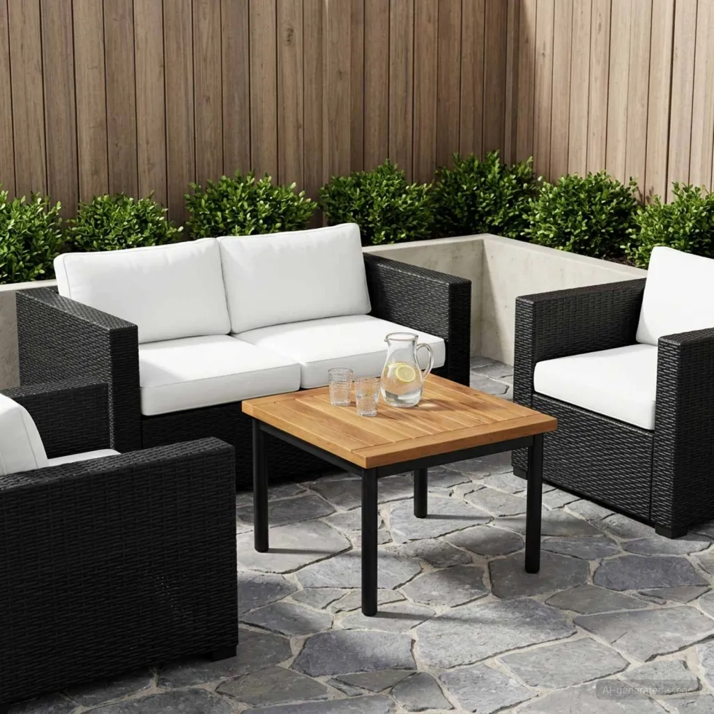 Gornji dio stola 40 5 x 40 x 2 cm Pravokutni Prirodna - Prirodna 40 5 x 40 x 2 cm