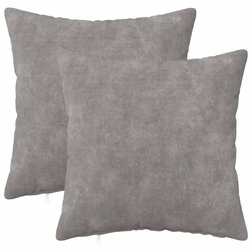 Presvlaka za jastuk 2 kom. HEERLEN Svjetlosiva 30 x 30 cm - Osnovni Svjetlosiva 30 x 30 cm