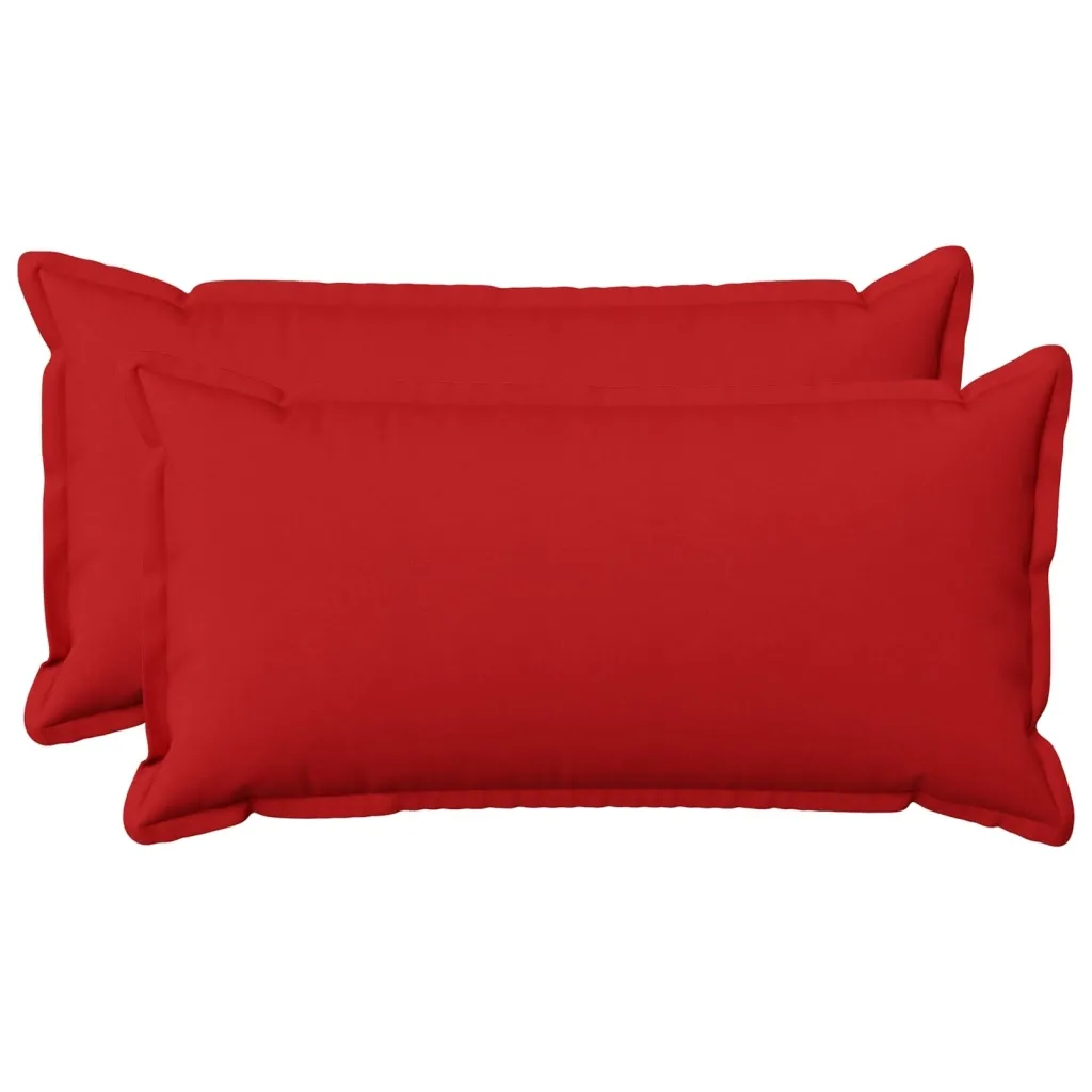 Presvlaka za jastuk 2 kom. HOUTEN Crvena 40 x 80 cm Umjetni lan - Crvena 40 x 80 cm 2