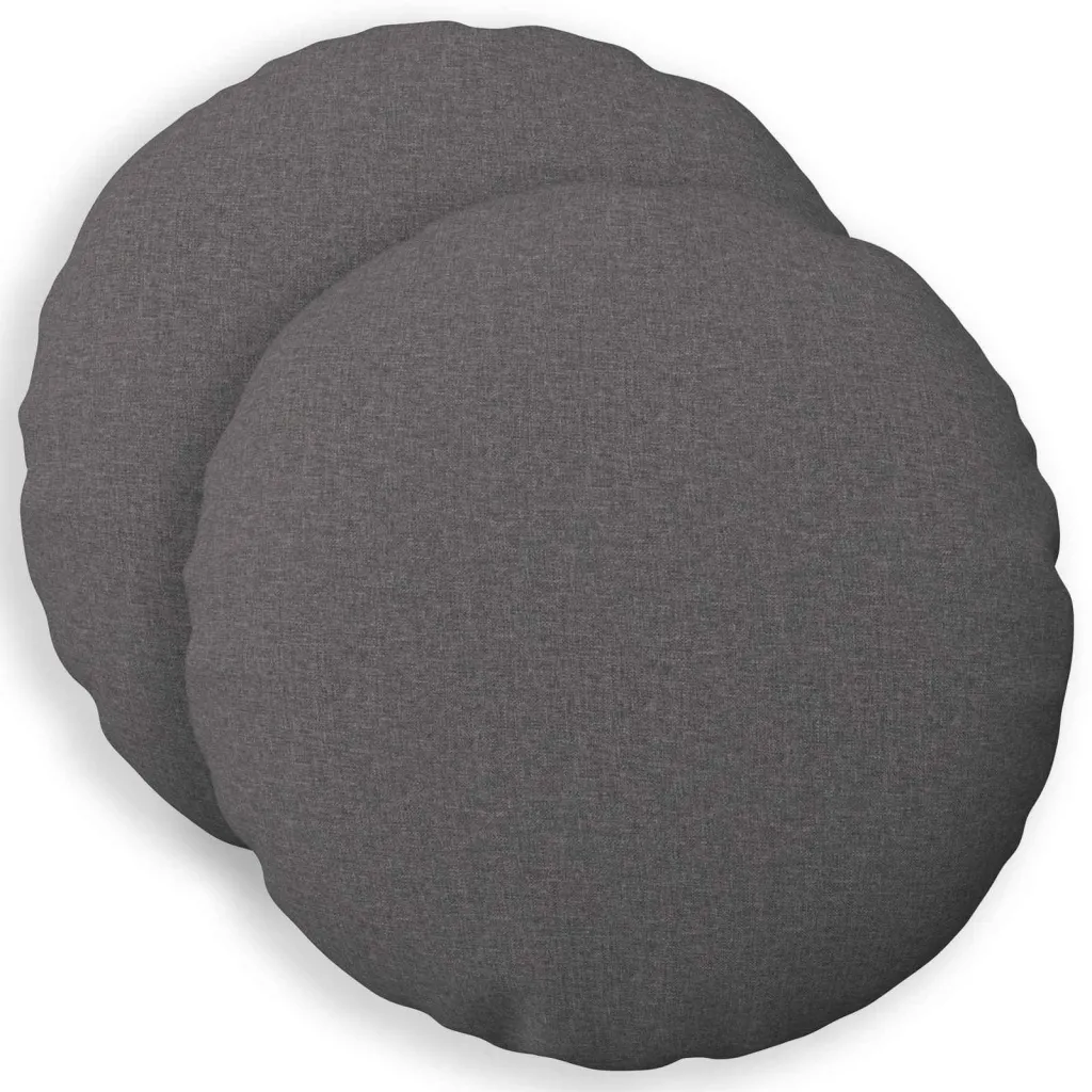Presvlaka za jastuk 2 kom. HEERLEN Svjetlosiva Promjer 30 cm - Svjetlosiva Promjer 30 cm 2