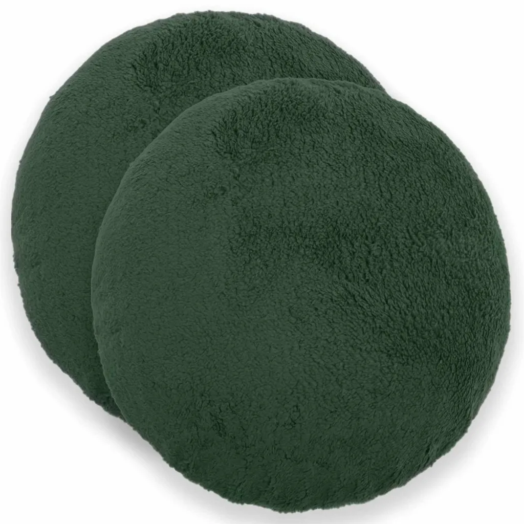 Presvlaka za jastuk 2 kom. HEERLEN Tamnozelena Promjer 30 cm - Tamnozelena Promjer 30 cm 2