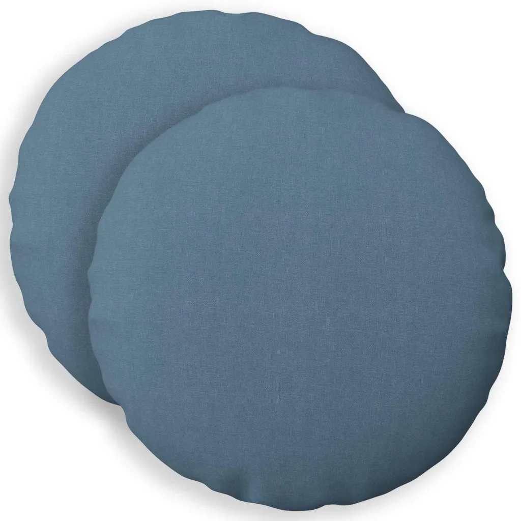 Presvlaka za jastuk 2 kom. HEERLEN Traper plava Promjer 50 cm - Traper plava Promjer 50 cm 2