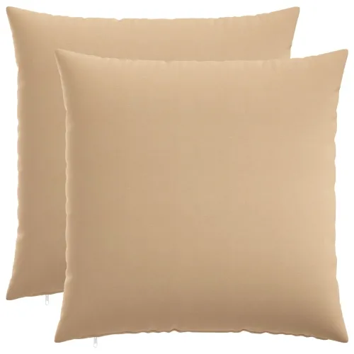 Jastuk s jastukom HEERLEN 2 kom. Krem Tkanina - Krem 60 x 60 cm 2 Cijena