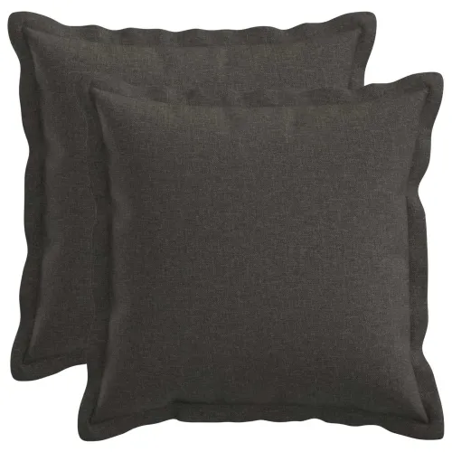 Jastuk s jastukom HOUTEN 2 kom. Tamnosiva Umjetni lan - Tamnosiva 45 x 45 cm 2 Cijena