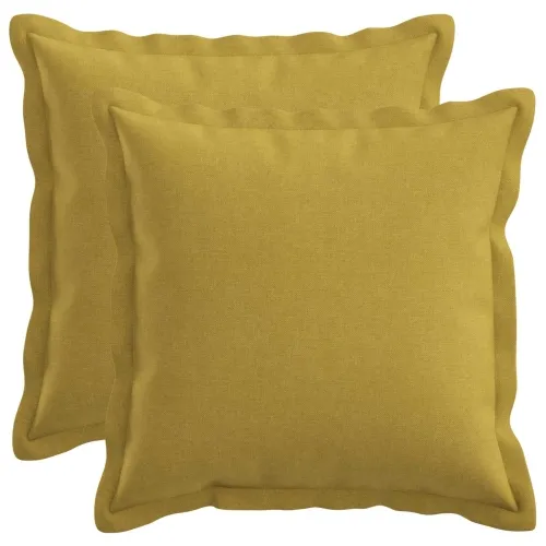 Jastuk s jastukom HOUTEN 2 kom. Svijetlo zelena Umjetni lan - Svijetlo zelena 45 x 45 cm 2 Cijena