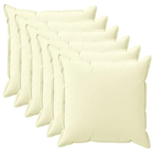 Jastuk s jastukom HOUTEN 6 kom. Krem Poliester - Krem 45 x 45 cm 6 Cijena