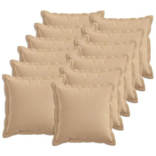 Jastuk s jastukom HOUTEN 12 kom. Krem Umjetni lan - Krem 50 x 50 cm 12 Cijena