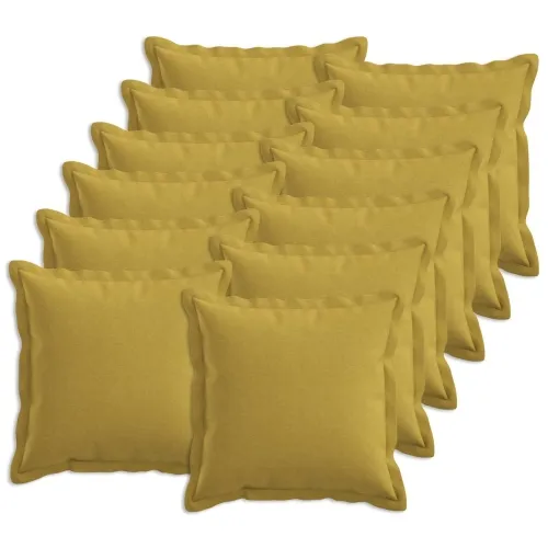 Jastuk s jastukom HOUTEN 12 kom. Svijetlo zelena Umjetni lan - Svijetlo zelena 50 x 50 cm 12 Cijena
