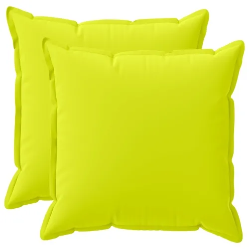 Jastuk s jastukom HOUTEN 2 kom. Svijetlo zelena. Poliester - Svjetlozelena 60 x 60 cm 2 Cijena
