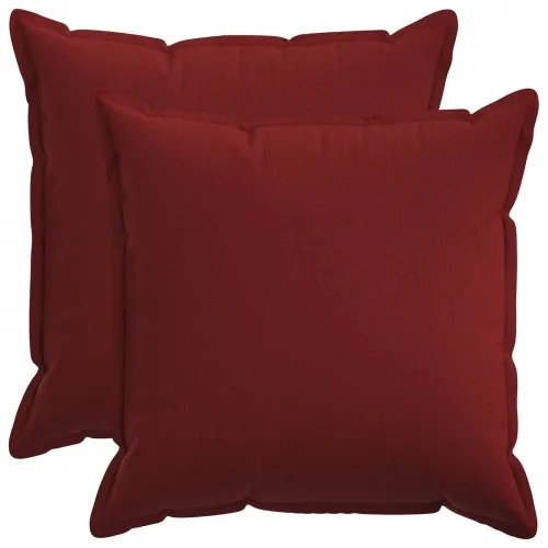 Jastuk s jastukom HOUTEN 2 kom. Vinska crvena Umjetni lan - boja crnog vina 65 x 65 cm 2 Cijena