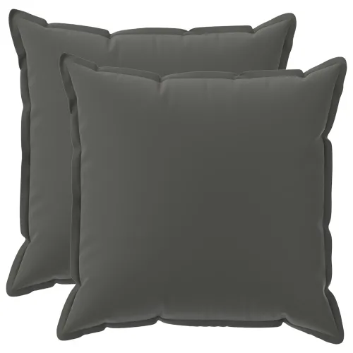 Jastuk s jastukom HOUTEN 2 kom. Antracit Poliester - Antracit 65 x 65 cm 2 Cijena