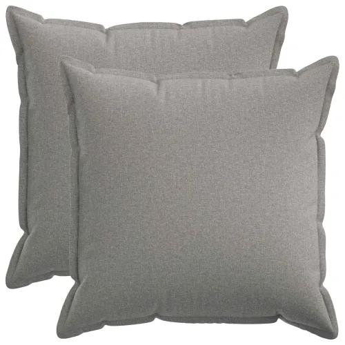 Jastuk s jastukom HOUTEN 2 kom. Oblačnosiva Umjetni lan - Siva tkanina oblak 80 x 80 cm 2 Cijena