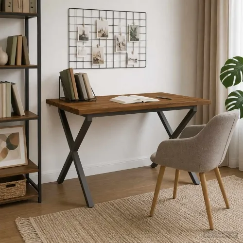 Stol za blagovanje s prirodnim rubom 110 x 55 x 75 cm - Prirodno, kava 110 x 55 x 75 cm Živi rub Cijena