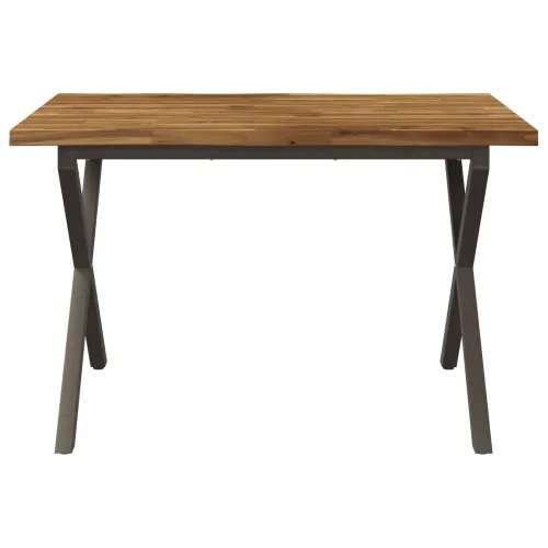 Stol za blagovanje s prirodnim rubom 120 x 80 x 75 cm - Prirodno, kava 120 x 80 x 75 cm Živi rub Cijena