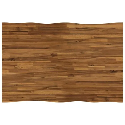 Stol za blagovanje s prirodnim rubom 120 x 80 x 75 cm - Prirodno, kava 120 x 80 x 75 cm Živi rub Cijena