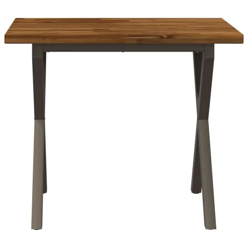 Kvadratni blagovaonski stol 90 x 55 x 75 cm Čvrsto drvo akacije - Prirodno, kava 90 x 55 x 75 cm Četvrtasto Cijena