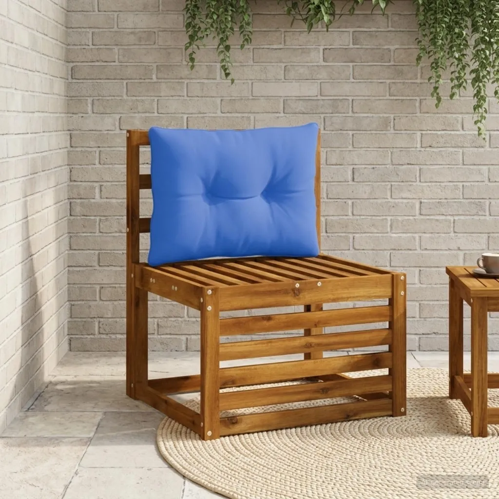 Jastučić za leđa PUTTEN 100% poliester Kraljevsko plava - Kraljevski plava 60 x 40 x 10 cm Poliester