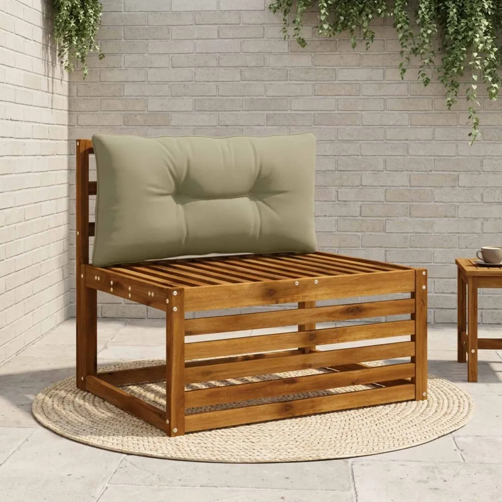 Jastučić za leđa PUTTEN 100% poliester Svijetlo zelena - Svijetlo zelena 80 x 40 x 10 cm Melange