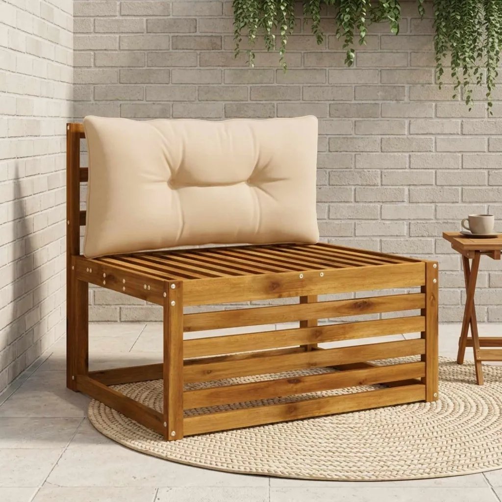 Jastučić za leđa PUTTEN 100% poliester Pijesak 80 x 40 x 10 cm - Pijesak 80 x 40 x 10 cm Melange